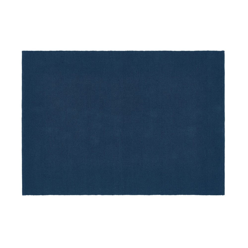 Hug Rug Woven Washable Rugs in Navy Blue